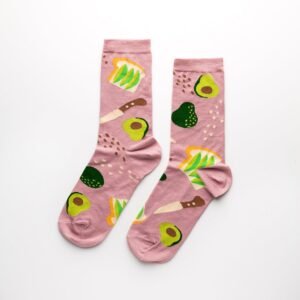 Avocado Toast Crew Socks - Small