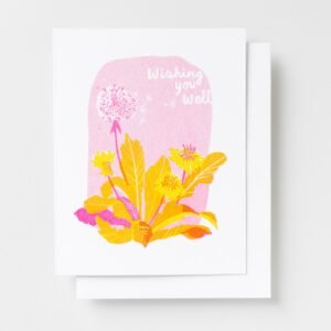 Wishing You Well - Risograph Card